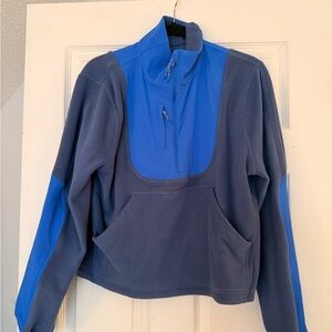 lululemon athletica Blue and Gray Women's Sweater